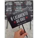 Kit 10 Plaquinhas Festa Casamento