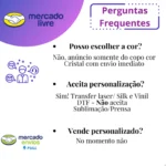 10 Taça Gin Cristal Acrílico 450ml Transfer Laser E Silk