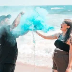 10 Tintas Pó Holi Chá Revelação Escapamento Moto Azul C/ Nf