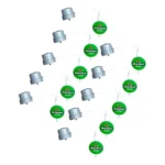 Kit 10 Tubos Para Chopeira Beertender B-100 Heineken Krups Cor Única