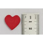 Kit 100 Aplique Coração 2,5 Cm Em Eva Liso (sem Adesivo)