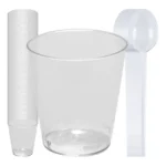 Kit 100 Copinho Potinho 25ml Brigadeiro Docinho + 100 Colher