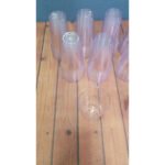 100 Copos Acrilico 300ml Lavável Descartável Laranja