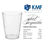 Kit 100 Copos De Vodka Cachaça Tequila Shot 70ml Acrílico