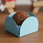 100 Forminhas Para Doces 4 Pétalas Brigadeiro Aniversário