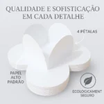 Kit 100 Forminhas Para Doces Festas 4 Pétalas Várias Cores