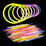 Pulseiras Neon Kit 100 Balada Festa Fluorescente Led