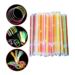 Kit 100 Pulseiras Neon Alto Brilho Fluorescente Decoração