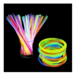 Kit 100 Pulseiras Neon Alto Brilho Fluorescente Decoração