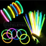 Kit 100 Pulseiras Neon Alto Brilho Fluorescente Decoração