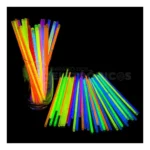 Kit 100 Pulseiras Neon Alto Brilho Fluorescente Decoração