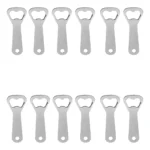 Kit 12 Abridor De Garrafa Boteco Bar Cerveja Inox Reforçado