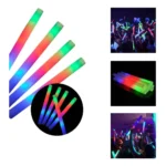 15 Bastões Espuma Led Neon Casamento Baladas Festas Eventos