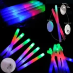 15 Bastões Espuma Led Neon Casamento Baladas Festas Eventos