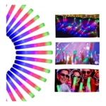Kit 15 Bastão Led Balada Festa Neon Pisca Espuma Cores