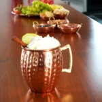 Kit 2 Canecas Moscow Mule Em Cobre Puro Martelada 500 Ml Impermeabilizada