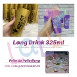Kit 20 Copo Long Drink Colorido Lembrancinha Transfer Laser