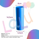 Kit 20 Copo Long Drink Colorido Lembrancinha Transfer Laser