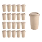 Kit 20 Copos Para Viagem Bpa Free Sustentável P/ Café 450ml