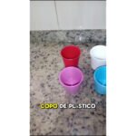 Kit 20 Copos Plásticos 200ml Reutilizável Merenda