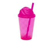 Kit 20 Copo Twister 300 Tampa Chantily Canudo Atacado Varejo