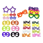 Kit 20 Óculos Neon Divertidos Sortido Neon Óculos Para Festa