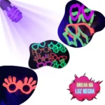 Kit 20 Óculos Neon Divertidos Sortido Neon Óculos Para Festa