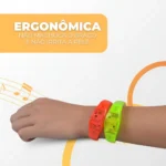 Kit 20 Pulseira De Led Pisca Ativada Por Som Conforme Batida Da Musica Festa Casamento Balada Formatura Tippi