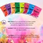 Kit C/ 20 Tintas Em Pó Holi Party 100g Cada Cores Sortidas