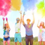 Kit C/ 20 Tintas Em Pó Holi Party 100g Cada Cores Sortidas