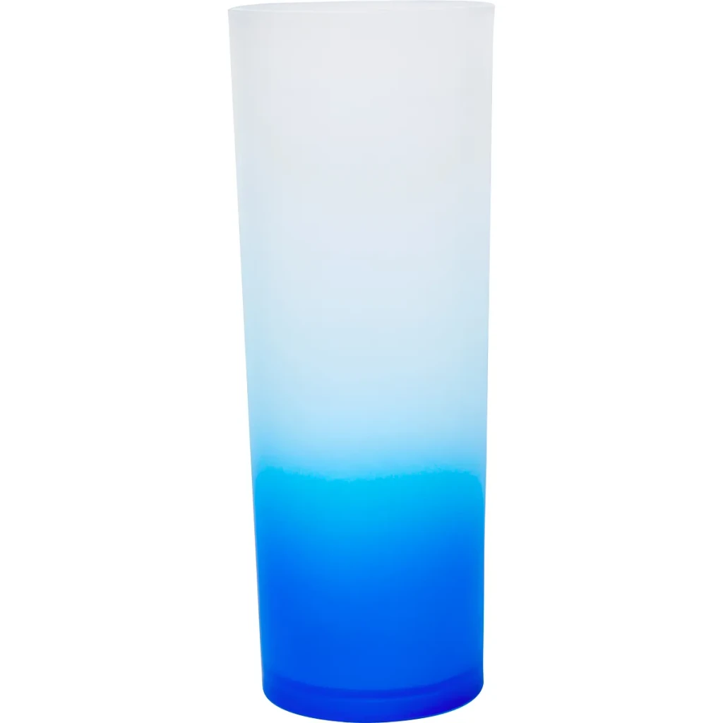 24 Copos Long Drink Degrade 340ml - Acrílico - Kit. Cor Azul 24 Copos Long Drink Degrade 340ml - Acrílico - Kit. Cor Azul