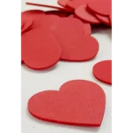 25 Apliques Coração Com 10 Cm No Eva Liso ( Sem Adesivo )