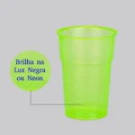 250 Copos Neon Festa Balada Descartável 300 Ml Premium