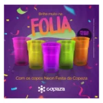 250 Copos Neon Festa Balada Descartável 300 Ml Premium