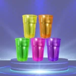 250 Copos Neon Festa Balada Descartável 300 Ml Premium