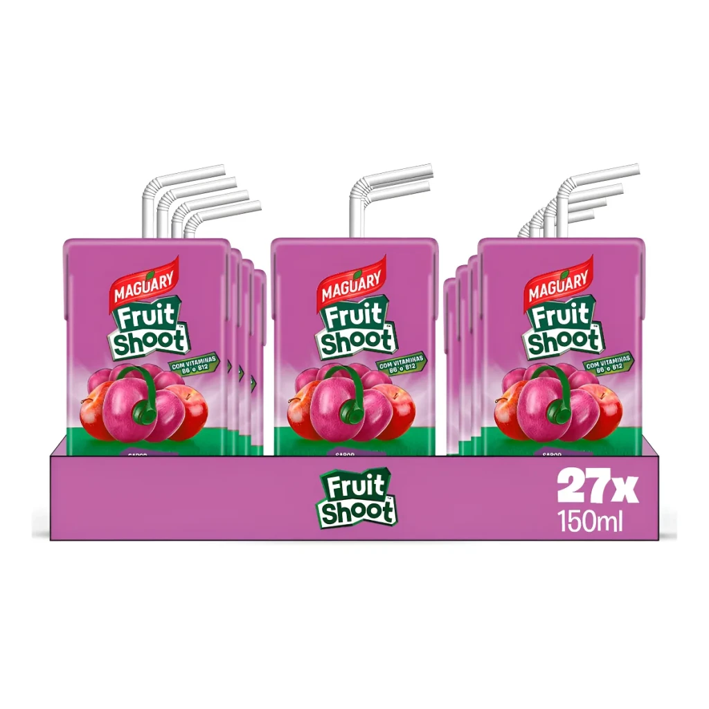 Kit 27 Sucos De Uva Maguary Fruit Shoot Caixinha 150ml Kit 27 Sucos De Uva Maguary Fruit Shoot Caixinha 150ml