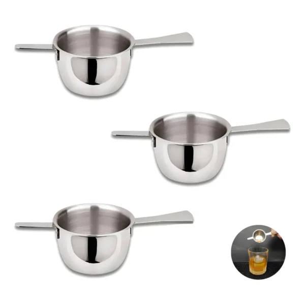 Kit 3 Dosador Medidor De Bebidas Inox Coquetel Drink 50ml Ciinza