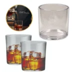 Kit 30 Copos Whisky Uísque 340ml Acrílico Cor Transparente