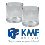 Kit 30 Copos Whisky Uísque 340ml Acrílico Cor Transparente