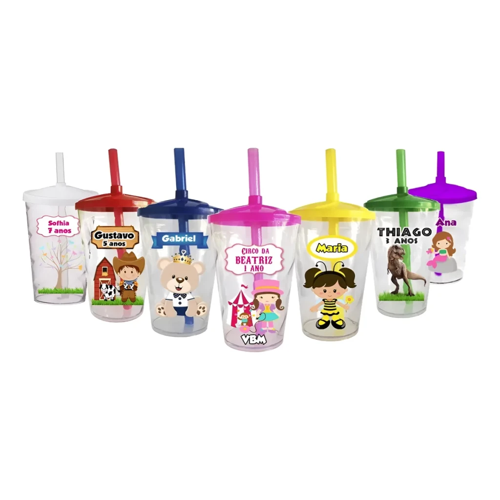 Kit C/ 30 Copos Twister Personalizado Lembrancinha Infantil Kit C/ 30 Copos Twister Personalizado Lembrancinha Infantil