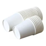 300 Copos De Papel Para Café 60 Ml Branco Liso Bio FNS