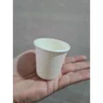 300 Copos De Papel Para Café 60 Ml Branco Liso Bio FNS