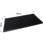 Kit 4 Tapetes Bar Mat 30x15cm Apoio Para Copos Drinks Chopp