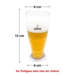 Kit 40 Copo Tulipa P/ Chopp Cerveja Acrílico 220 Ml Promoção