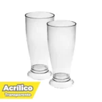 Kit 40 Copo Tulipa P/ Chopp Cerveja Acrílico 220 Ml Promoção