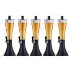 Kit Com 5 Torres De Chopp Marcbeer 2,5lt Mb2250 - Marchesoni N/a