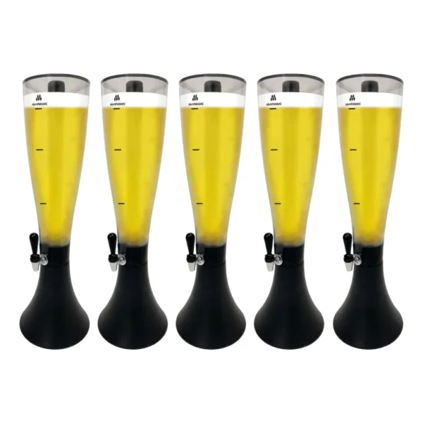 Kit Com 5 Torres De Chopp Marcbeer 2,5lt Mb2250 - Marchesoni N/a