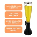 Kit Com 5 Torres De Chopp Marcbeer 2,5lt Mb2250 - Marchesoni N/a