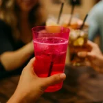 Kit 50 Copos Acrílico 300ml Lavável Descartável Colorido