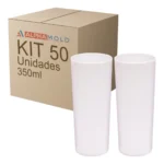 Kit 50 Copo Long Drink 350ml Resistente Festa Atacado Varejo